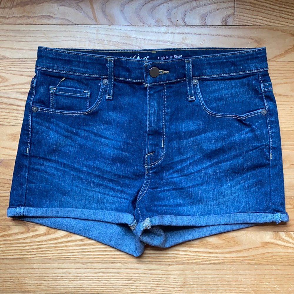High Waisted Denim Shorts